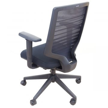 T30チェア 可動肘 ブラック