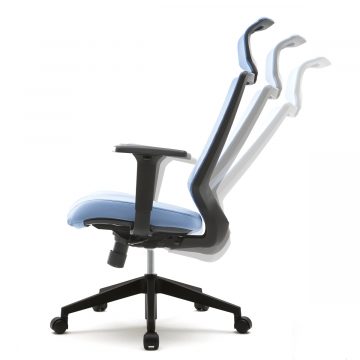 T30チェア 可動肘 ヘッドレスト付 ブラック