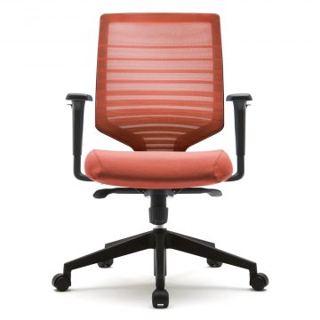 T30チェア 可動肘 オレンジ