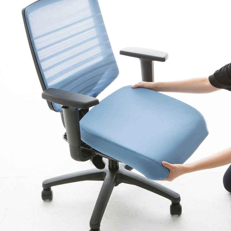 T30チェア 可動肘 グリーン