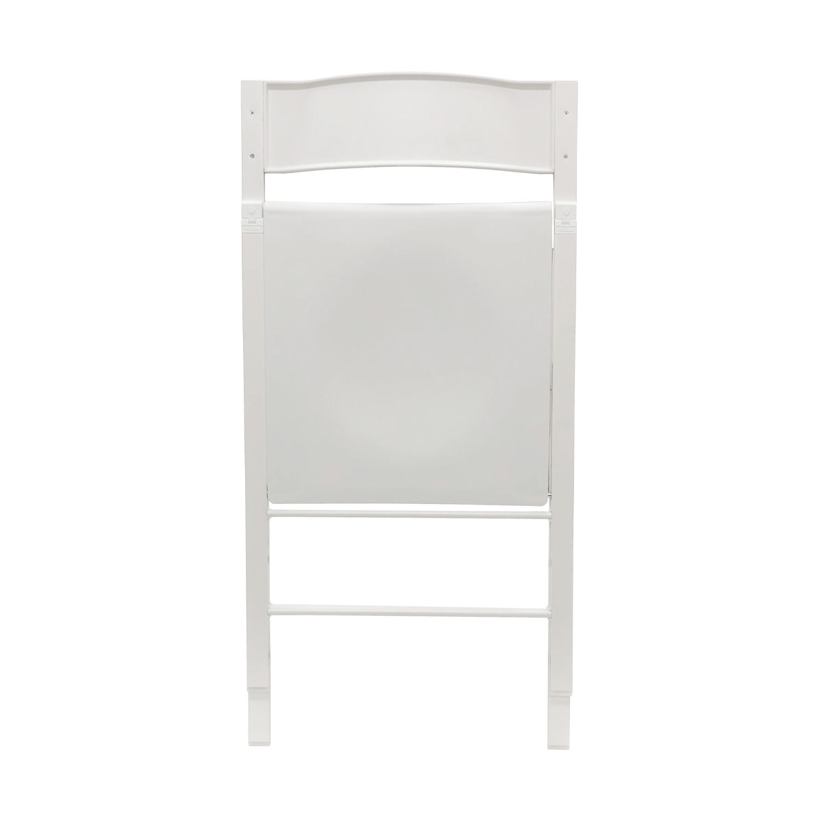 イタリア製のスリムでスタイリッシュな仕上がりが美しいホワイトの折りたたみチェア（折り畳んだ状態2）