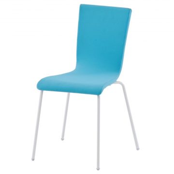 ファブリックチェア ターコイズブルー