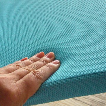 ファブリックチェア ターコイズブルー