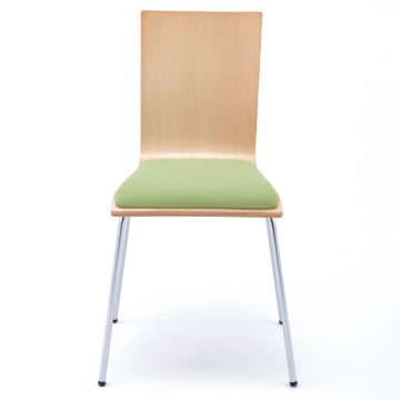 プライウッドチェア グリーン パッド付