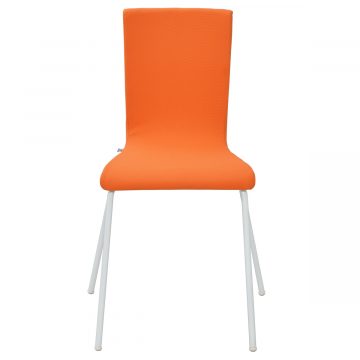 ファブリックチェア オレンジ