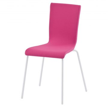 ファブリックチェア ピンク