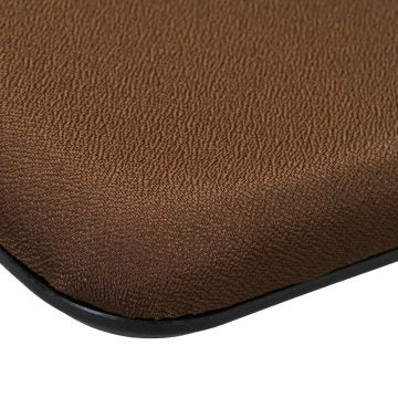 SYネスティングチェア ブラック 肘無し ファブリック ショコラブラウン