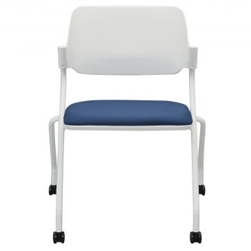 SYネスティングチェア 肘無し ファブリック ネイビー