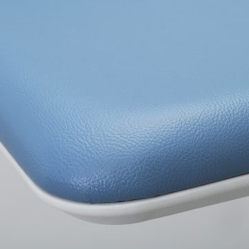 SYネスティングチェア 肘無し PVC アッシュブルー