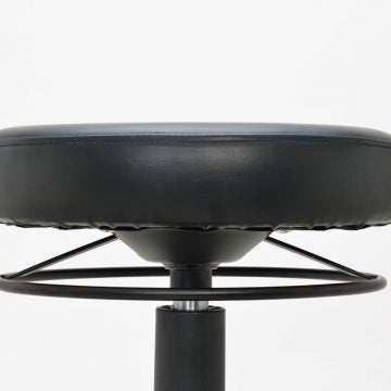 ラウンドキャスタースツール ブラック