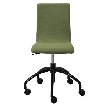 トワルチェア グリーンII ブラック脚