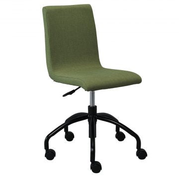 トワルチェア グリーンII ブラック脚