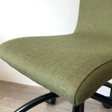 トワルチェア グリーンII ブラック脚