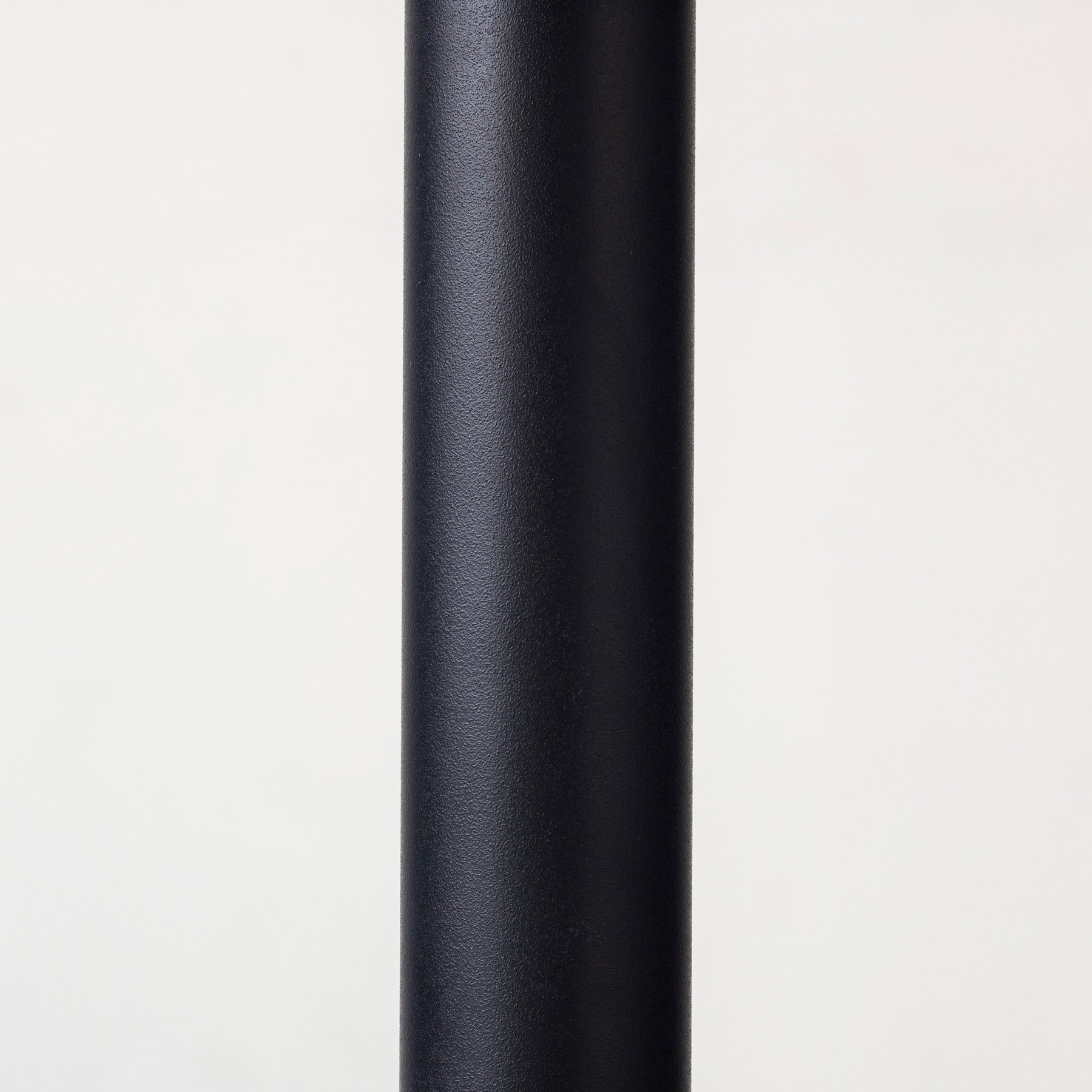 スマート造作カフェテーブル / ホワイトオーク　黒スチール脚 1本脚 × ラウンド φ50 - 60